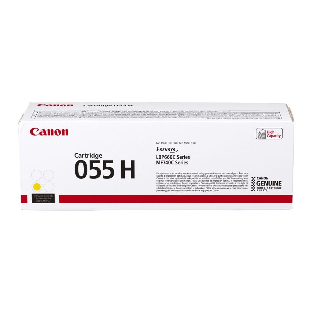 Canon Original 055H Yellow Toner Cartridge 3017C002